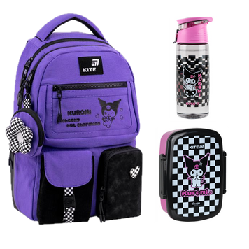 Рюкзак Kite Education teens Kuromi HK26-2587M-1 3в1 HK26-2587M-1set1 фото