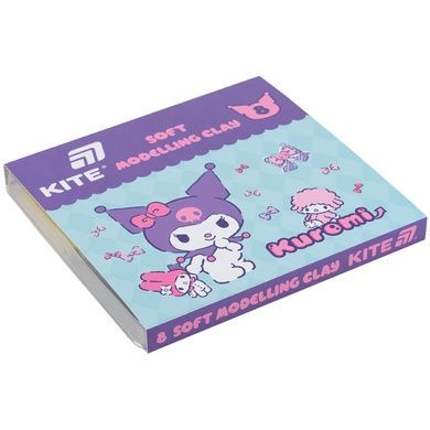 Пластилін восковий Kite Kuromi HK24-082, 8 кольорів, 160 г HK24-082 фото