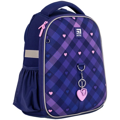 Школьный набор Kite Check and Hearts SET_K24-555S-1 (рюкзак, пенал, сумка) SET_K24-555S-1 фото