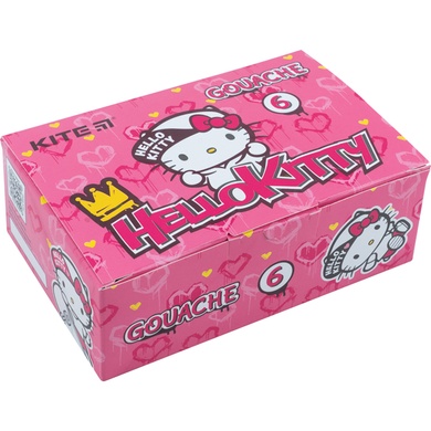 Гуаш Kite Hello Kitty HK22-062, 6 кольорів HK22-062 фото