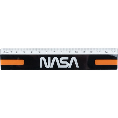 Лінійка пластикова Kite NASA NS22-090, 15 см NS22-090 фото