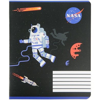Тетрадь школьная Kite NASA NS22-237, 18 листов, в линию NS22-237 фото