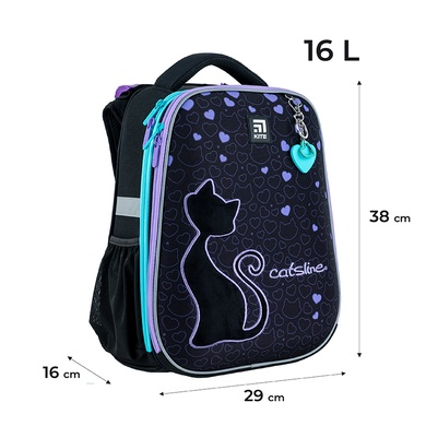 Школьный набор Kite Catsline SET_K24-531M-1 (рюкзак, пенал, сумка) SET_K24-531M-1 фото