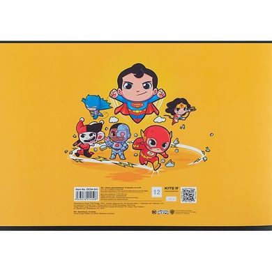Зошит для малювання Kite DC Comics24-241, 12 аркушів DC24-241 фото