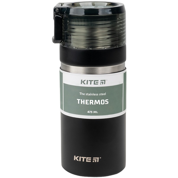 Термос Kite K21-320-03, 473 мл, черный K21-320-03 фото