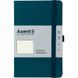 Книга записна Axent Partner 8201-31-A, A5-, 125x195 мм, 96 аркушів, клітинка, тверда обкладинка, малахіт 8201-31-A фото 1
