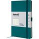 Книга записна Axent Partner 8201-31-A, A5-, 125x195 мм, 96 аркушів, клітинка, тверда обкладинка, малахіт 8201-31-A фото 2