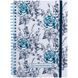 Блокнот на спирали Axent Olga Selyshcheva, Blue garden 8471-4-A-OS, A5, 80 листов, клетка, твердая обложка 8471-4-a-os фото 4