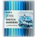 Скетч маркери Kite Marine K22-044-3, 12 кольорів K22-044-3 фото 1