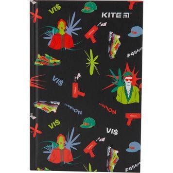 Книга записная Kite Время и Стекло VIS19-199-3 твердая обложка А6, 80 листов, клетка VIS19-199-3 фото