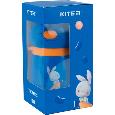 Термос Kite Rabbit K21-377-01, 350 мл, блакитний K21-377-01 фото