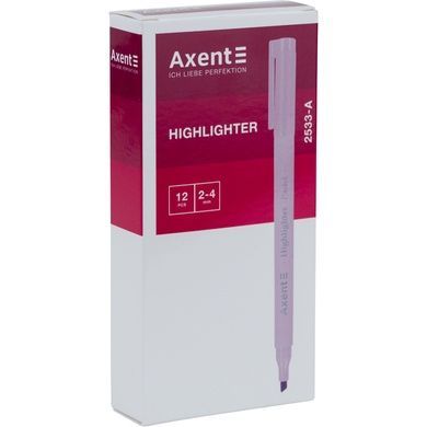 Маркер Axent Highlighter Pastel 2533-18-A, 2-4 мм, клиноподібний, м'ятний 2533-18-A фото