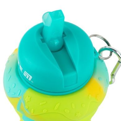 Силіконова пляшка для води Kite K26-1271-1, 600 мл, бірюзова K26-1271-1 фото