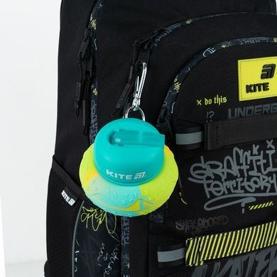 Силіконова пляшка для води Kite K26-1271-1, 600 мл, бірюзова K26-1271-1 фото