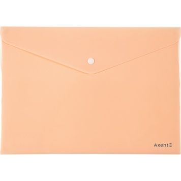 Папка на кнопке Axent Pastelini 1412-42-A, А4, персиковая 1412-42-A фото