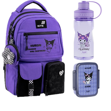 Рюкзак Kite Education teens Kuromi HK26-2587M-1 3в1 HK26-2587M-1set2 фото