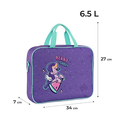 Школьная текстильная сумка Kite My Little Pony LP24-589, 1 отделение, A4 LP24-589 фото