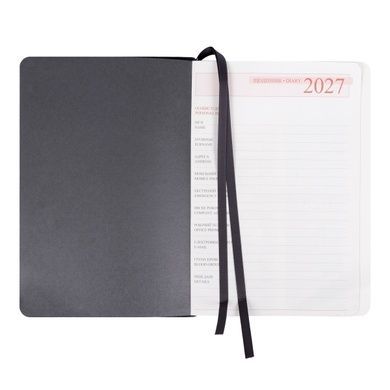 Щоденник діловий Leo Planner Case A5 датований 2027 інтегральний сірий 368 сторінок 252746 фото