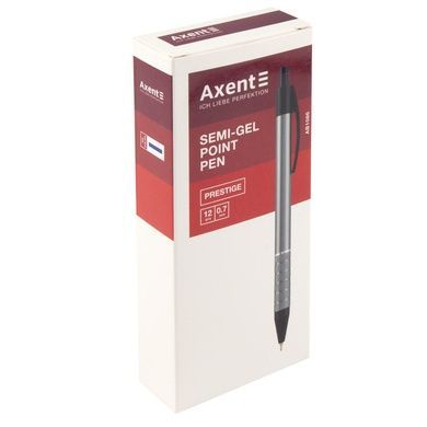 Ручка масляна автоматична Axent Prestige AB1086-03-02, 0.7 мм, синя AB1086-03-02 фото