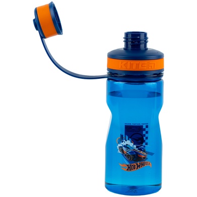 Бутылочка для воды Kite Hot Wheels HW24-397, 500 мл, синяя HW24-397 фото