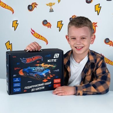 Подарунковий набір для школи Kite Hot Wheels HW26-S01 HW26-S01 фото