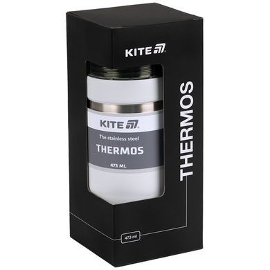 Термос Kite K25-320-1, 473 мл, білий K25-320-1 фото