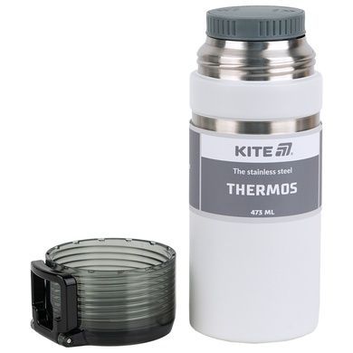 Термос Kite K25-320-1, 473 мл, білий K25-320-1 фото