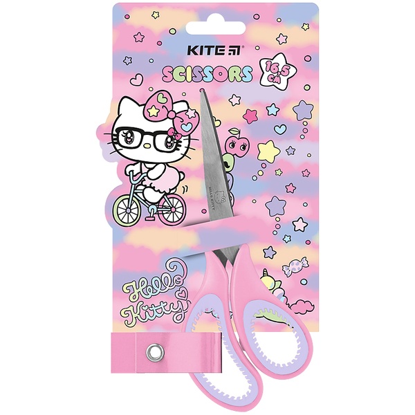 Ножиці дитячі Kite Hello Kitty HK24-127, 16.5 см HK24-127 фото