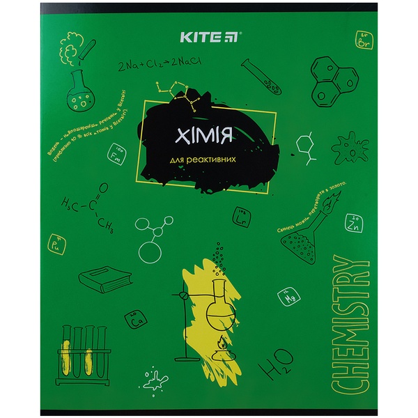 Зошит предметний Kite Classic K21-240-06, 48 аркушів, клітинка, хімія K21-240-06 фото