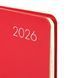 Щотижневик 10х17см Leo Planner датований 2026 "Glory", м'який, червоний, 128 сторінок (252652) 252652 фото 2