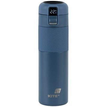 Термос із термодатчиком Kite K25-1227-2, 450 мл, синій K25-1227-2 фото