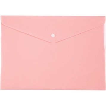 Папка на кнопке Axent Pastelini 1412-10-A, А4, розовая 1412-10-A фото