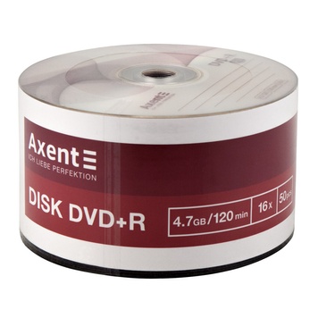 DVD+R Axent 8108-A 4.7GB/120min 16X, 50 штук, bulk 8108-A фото