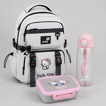 Рюкзак шкільний Kite Education Hello Kitty HK26-1022M 3в1 HK26-1022Mset фото