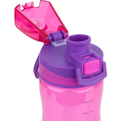 Пляшечка для води Kite K21-395-05, 650 мл, рожева K21-395-05 фото