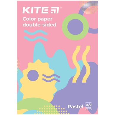 Бумага цветная двусторонняя Kite Fantasy K22-427, А4 K22-427 фото