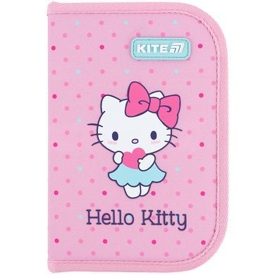 Пенал без наповнення Kite Hello Kitty HK26-622, 1 відділення, 2 відвороти HK26-622 фото