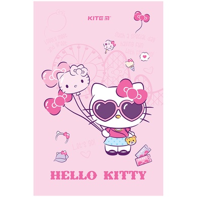 Блокнот Kite Hello Kitty HK24-193-1, термобіндер, А5, 64 аркуші, нелінований HK24-193-1 фото