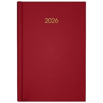 Щоденник 2026 Classic City, 145*210, з/т бордовий 8842-26-4-a фото