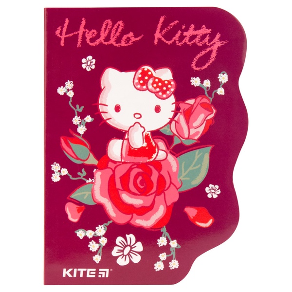 Блокнот з фігурною вирубкою Kite Hello Kitty HK19-223, А6, 60 листів, клітка HK19-223 фото
