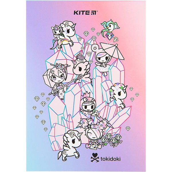 Блокнот-планшет Kite tokidoki TK22-194-1, A5, 50 аркушів, клітинка TK22-194-1 фото