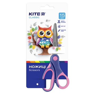 Ножиці дитячі Kite Classic K-126-1, 15 см K-126-1 фото