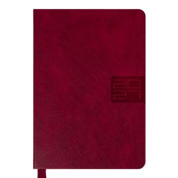 Щоденник діловий Leo Planner Persona A5 датований 2027 твердий бордовий 368 сторінок 252748 фото