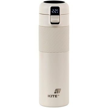Термос із термодатчиком Kite K25-1227-1, 450 мл, бежевий K25-1227-1 фото