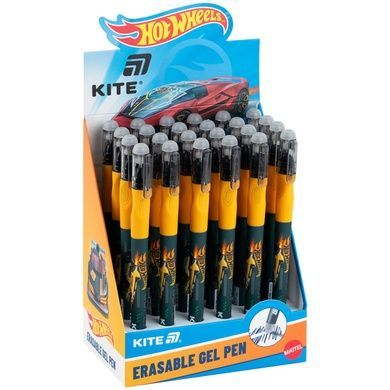 Ручка гелевая "пиши-стирай" Kite Smart Hot Wheels HW26-098, синяя HW26-098 фото