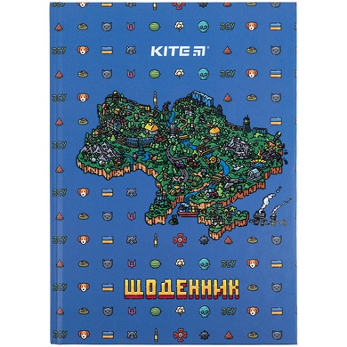 Щоденник шкільний Kite Map K24-262-4, тверда обкладинка K24-262-4 фото