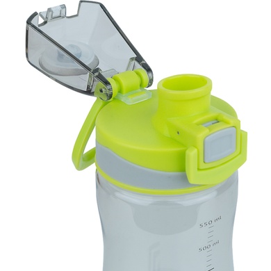 Бутылочка для воды Kite K21-395-03, 650 мл, серо-зеленая K21-395-03 фото