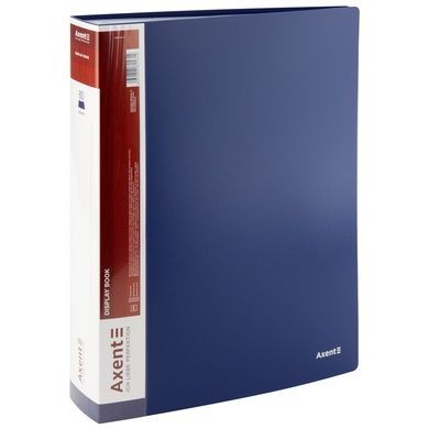 Дисплей-книга Axent 1280-02-A, А4, 80 файлiв, синя 1280-02-A фото