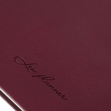 Щотижневик 10х17см Leo Planner датований 2026 "Story", м'який, винний, 128 сторінок (252653) 252653 фото