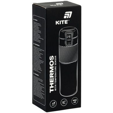 Термос с термодатчиком Kite K26-1227-2, 450 мл K26-1227-2 фото